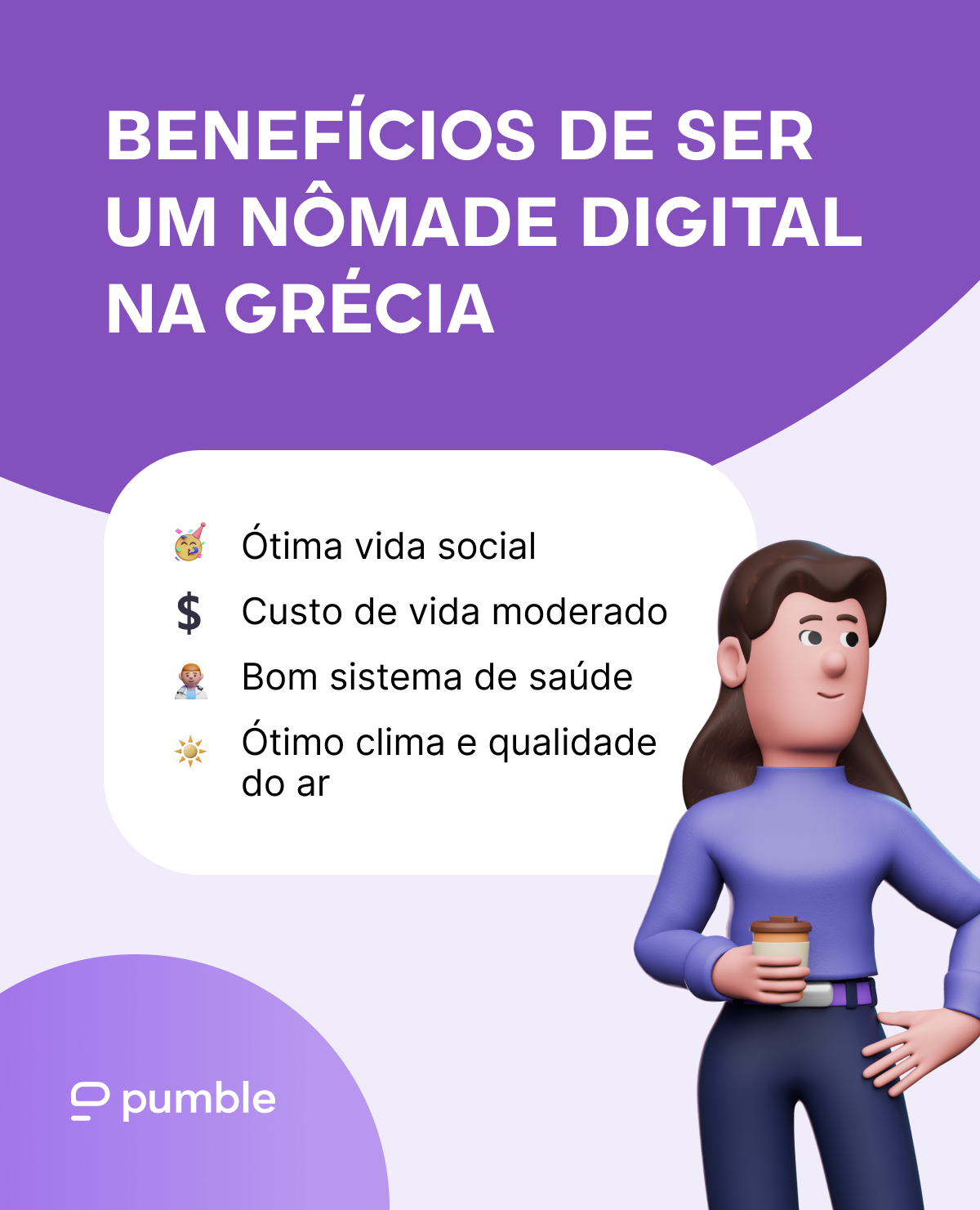 Benefícios de ser um nômade digital na Grécia